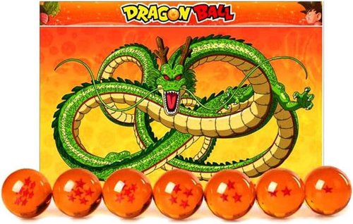 Country Toys Medium Crystal Glass Dragon Balls - Collectible Stars in Various Sizes (27-76MM)