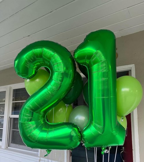 Green Number 11 Balloon - 40 Inch 11th Birthday Decoration | Perfect for St. Patrick's Day Parties