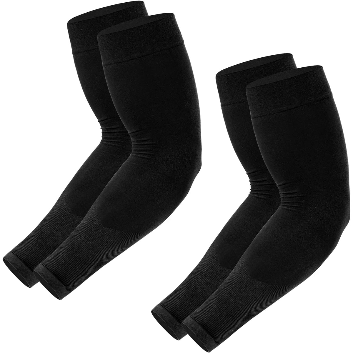 Newbyinn UV Sun Protection Arm Sleeves for Men Women Youth, Cooling Sleeve to Cover Arm Tattoo, Mid-Compression Arm Cover