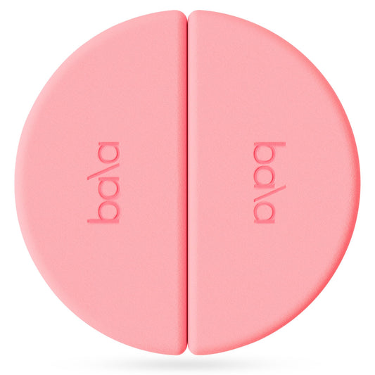 Bala Balance Blocks 2 Pack, Yoga Blocks for Working Out, (Blush) - Semi-Circular Yoga Accessories for Stretching & Exercise - Yoga Equipment for Home Workout - Yoga Block Essentials for Women & Men