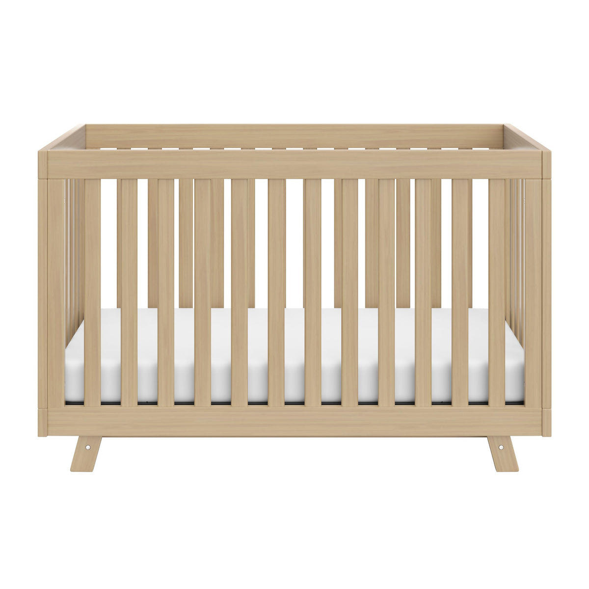Storkcraft Beckett 3-in-1 Convertible Crib – GREENGUARD Gold Certified, Fits Standard Crib Mattress, Converts to Toddler Bed and Daybed, 4 Mattress Heights, Grow-with-Me Design (Driftwood)