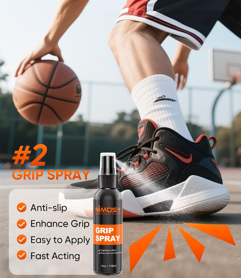 NIMOSY Pro Sport Grip Cleaner Kit - Golf Club & Pickleball Paddle Grip Care Set with Spray, Brush & Microfiber Towel - Restores Grip for Baseball, Tennis, Soccer Goalie Gloves - Perfect Sports Gift
