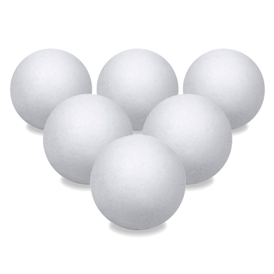 Velocity Soft Foam Practice Lacrosse Balls for Youth, Lacrosse Soft Training Balls for College and High School Beginners, Indoor Practice Soft Lacrosse Balls Official Size - White, 6