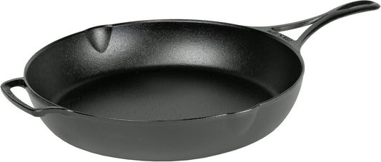 Lodge Blacklock 12" Triple Seasoned Cast Iron Skillet - Lightweight Design | Effortless Cleanup