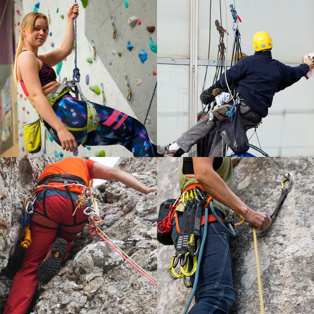 YERGOFE Climbing Holds Anchor Set - 1 PCS - Stainless Steel Bolt Hanger and Bolt Heavy Duty Climbing Holds Weight 2500KG for Indoor Outdoor Climb Train (1, 8MM)