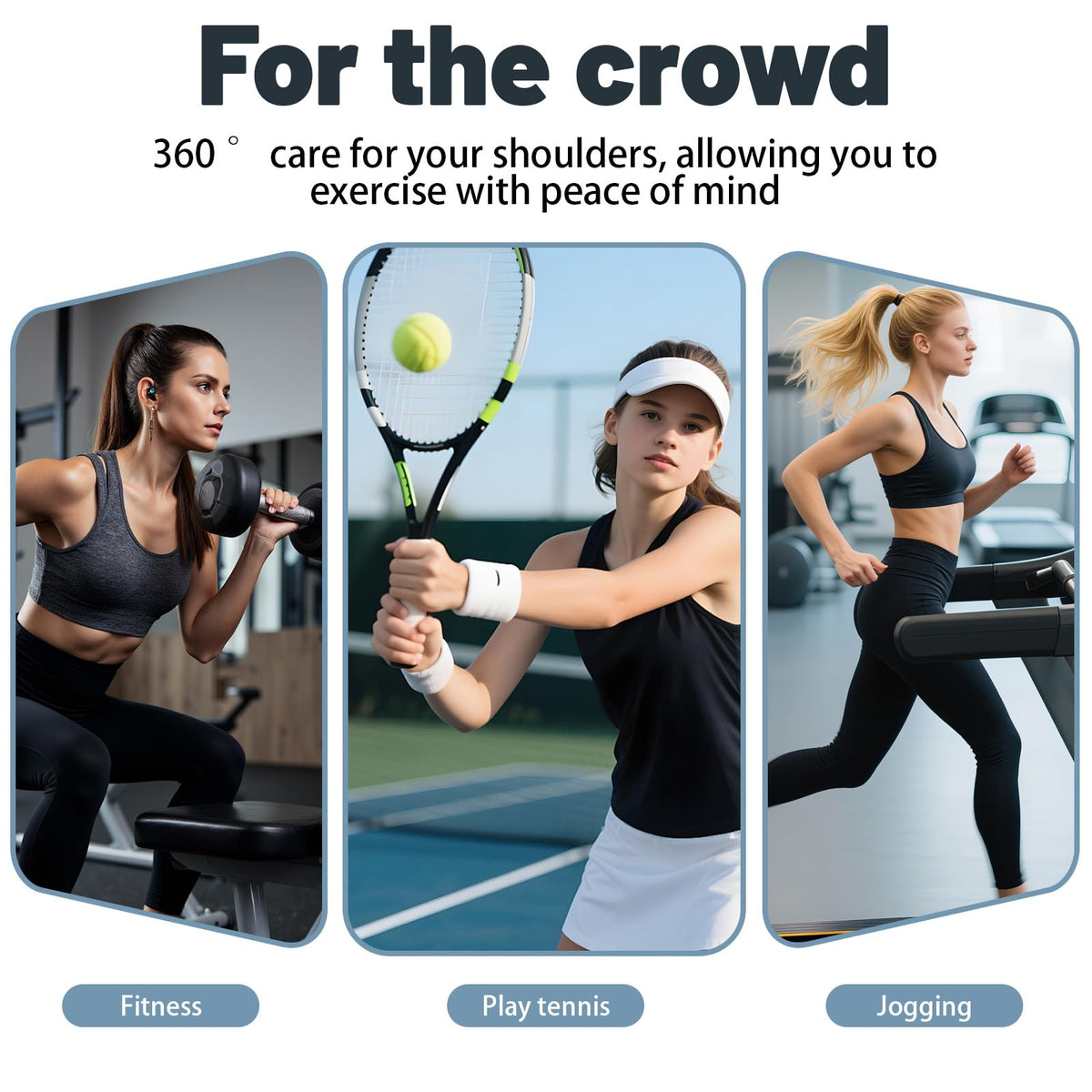 HSIWHV Shoulder Brace for Women, Compression Shoulder Sleeve, Adjustable and Can be Worn Under Clothes, Rotator Cuff Relief for Pain Relief (Right)