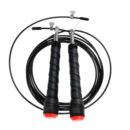 FYTPAL Adjustable Speed Skipping Rope – Durable Tangle-Free Lightweight Jump Rope with Non-Slip Foam Handles for CrossFit, Boxing, MMA & Cardio Fitness - Jumping Rope Cable for Women, Men, and Kids