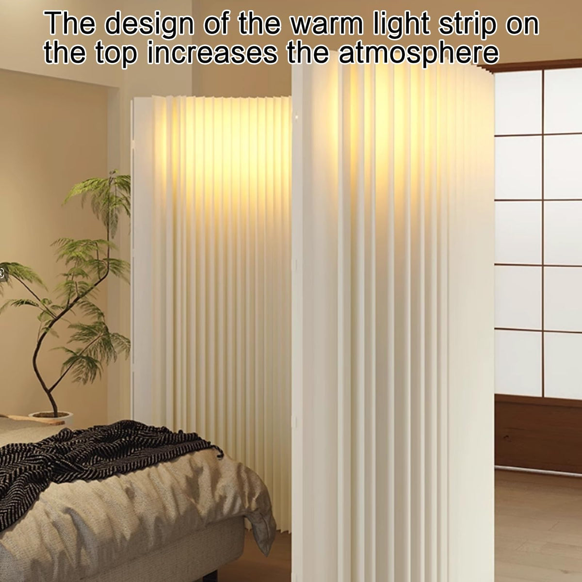 Portable Folding Room Divider, Lightweight Retractable Privacy Screen, Easy-to-Use Partition for Home, Office, or Event Separation, Stylish and Functional Design