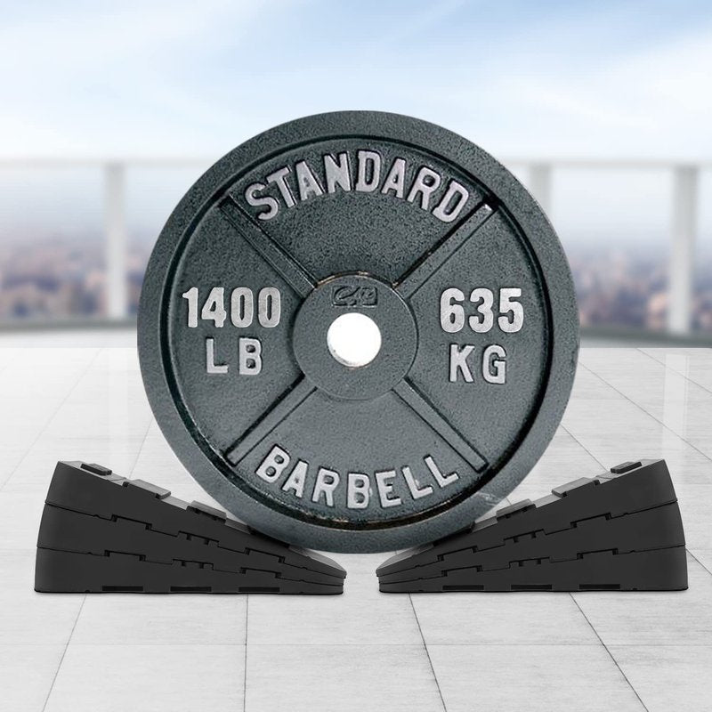 UNMERA Squat Wedge Block 6PCS Adjustable Non-slip Rubber Squat Ramp,squat Wedge For Heel Elevated Squat,Weight Lifting,Calf Stretcher, Deadlift Squat Improve Mobility Balance And Strength Performance