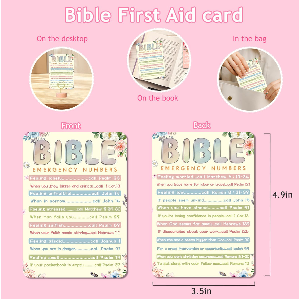 HRFGWDD Bible Study Supplies Journaling Kit for Women, All-in-One Bible Journaling Kit with Bible Highlighters and Pens No Bleed, Bible Tabs, Bookmarks, Bible Bag – Back-to-School Gifts（97pcs）