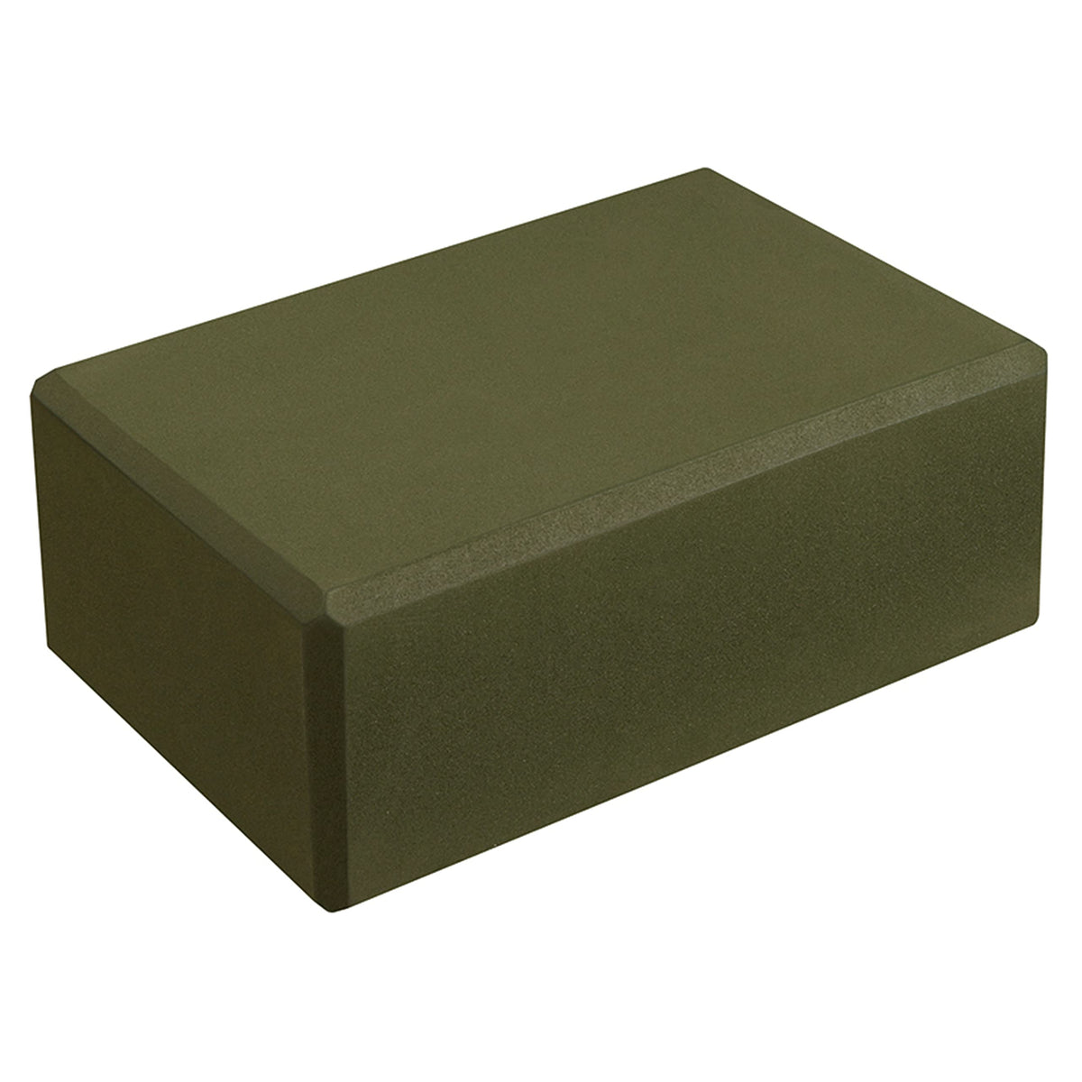 Sunshine Yoga 4" Yoga Block, 6 Pack Bulk EVA Foam Yoga Blocks, Firm and Supportive Yoga Brick, Balance Foam for Stretching, Pilates, and Workout, 4" x 6" x 9", Olive