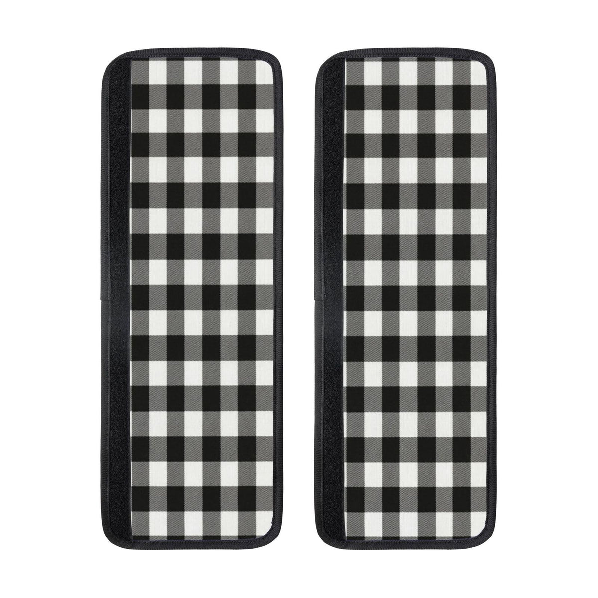 Non Slip Refrigerator Handle Covers 2pcs ,Neoprene Refrigerator Door Handle Covers For Fridge, Oven, Dishwasher & Microwave, Decorative Kitchen Appliance Handle Covers,Black And White Buffalo Plaid
