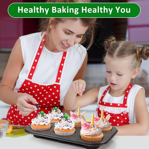 Caperci Jumbo Muffin Liners - 200 Pcs Natural Paper Baking Cups | Non-Stick & Grease-Proof