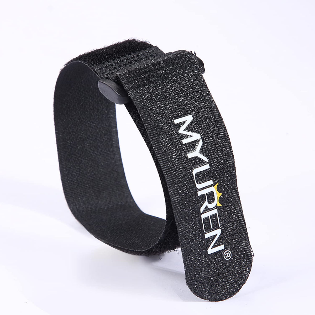 1"x 18"-12 Pack Reusable Fastening Cable Straps with Buckle Adjustable Hook and Loop Securing Strap Multi-Purpose Cinch Strap for Cord Management