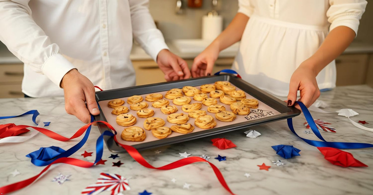 Silicone Baking Mats Set - 3 Non-Stick Reusable Oven Liners | Parchment-Free (18" x 13" + 15" x 10")