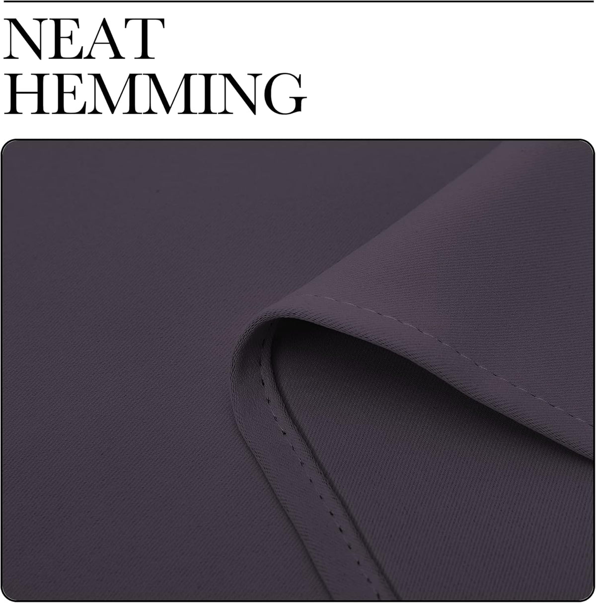 NICETOWN Blackout Curtains - Greyish Purple Thermal Insulated Drapes | 78 Inches Long, 2 Panels, 55 Inches Wide
