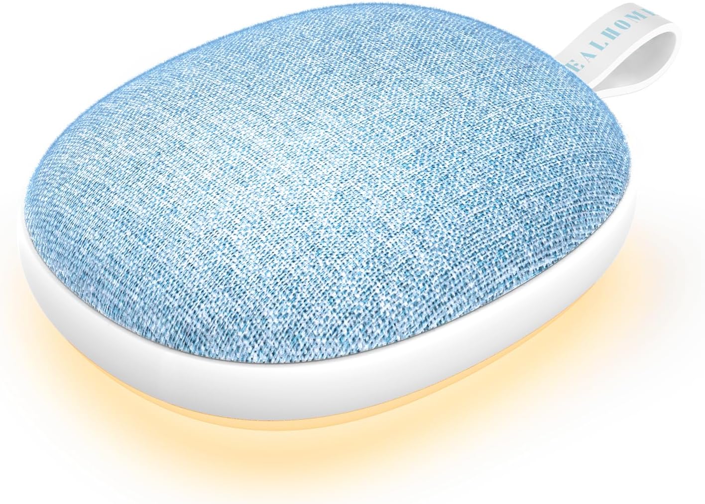 Skiennix Portable White Noise Sound Machine - Bluetooth Speaker & Baby Sleep Soother | Rechargeable, 6 Sounds, Blue