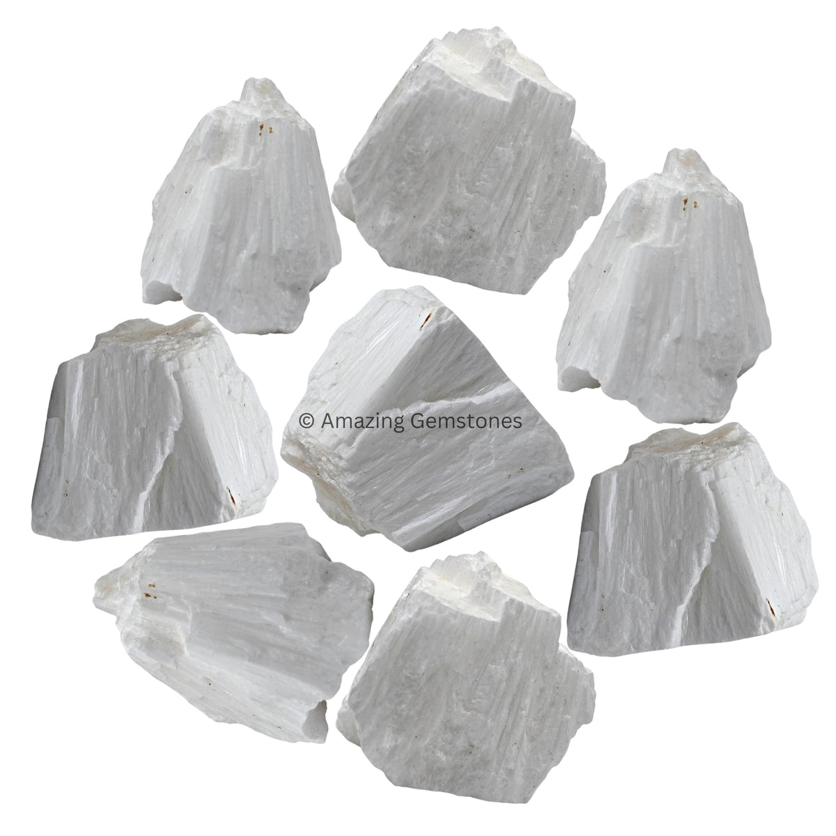 Amazing Gemstone Scolecite Raw Crystals and Healing Stones, Natural Rocks for Tumbling and DIY Raw Stones and Crystals (1 LB)