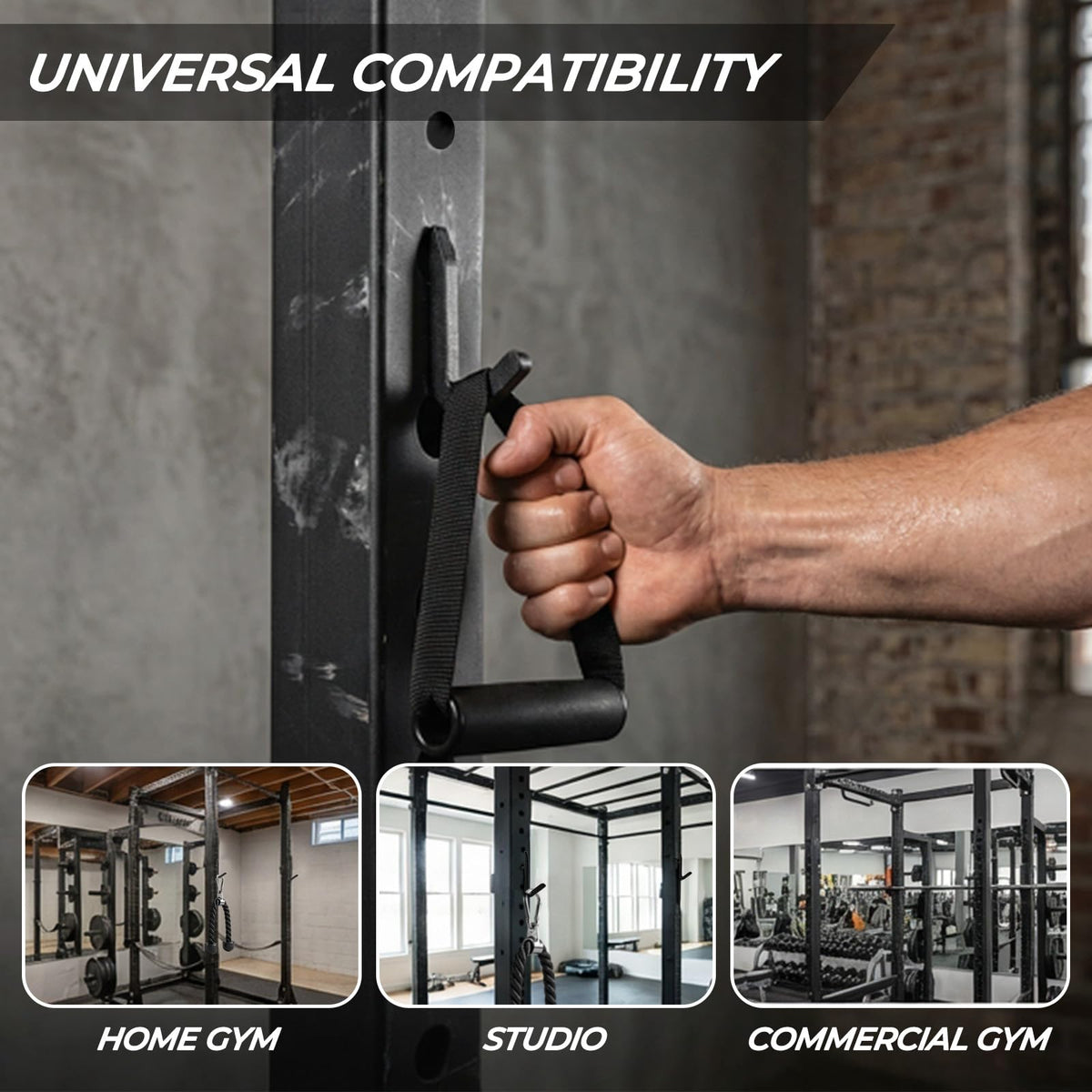 Lights Mountain Power Rack Hooks 10 Pack, J Hooks for Squat Rack, Heavy Duty Gym Storage Hooks for Resistance Bands, Belts, Chains & Cable Attachments & Accessories, Fits 5/8" & 1" Holes