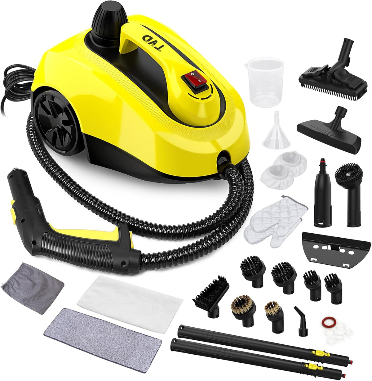 TVD Steam Cleaner - Powerful Home Steamer with 26 Accessories & 5M Extra-Long Power Cord