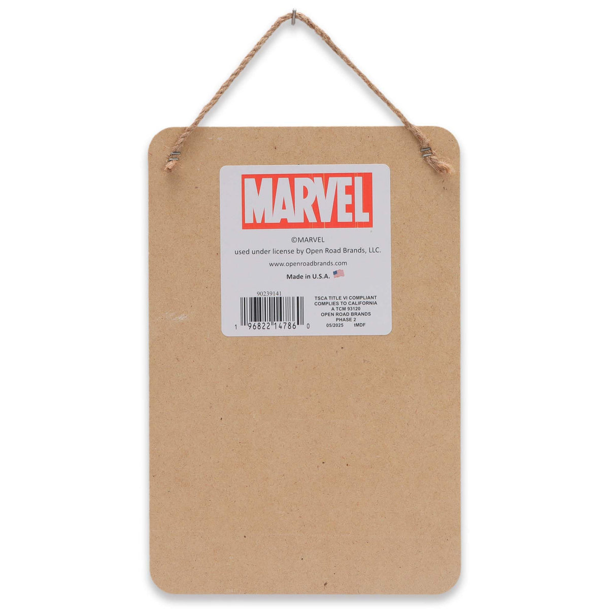 Marvel Spider-Man Don't Get Your Tinsel in a Tangle Hanging Wood Wall Decor - Funny Spider-Man Sign for Christmas Decor