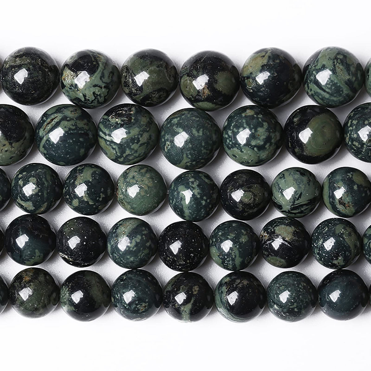 4MM 86PCS Natural Stone Kambaba Jasper Loose Beads for Jewelry Making DIY Bracelet Necklace