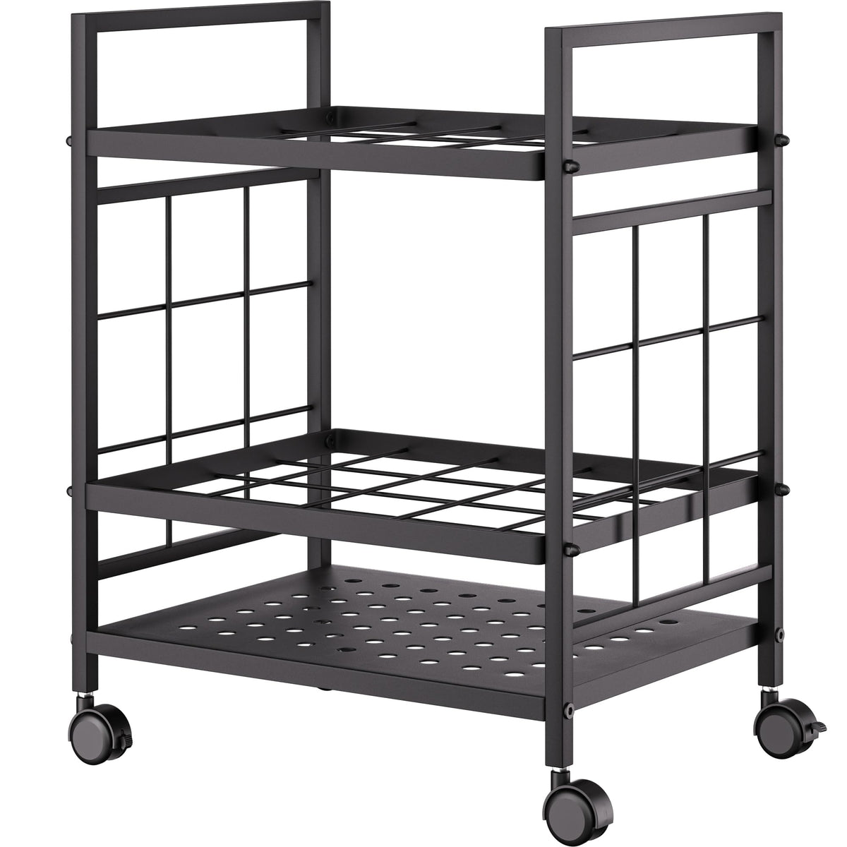 Blueprint Storage Rack, Blueprint Holder with Wheels, Used for Storing Blueprint/Carpet/Map/Poster/Architectural Construction Plan, 20 Slots(3.2" x 3.2"), Silent Wheel for Home, Office, School(Black)