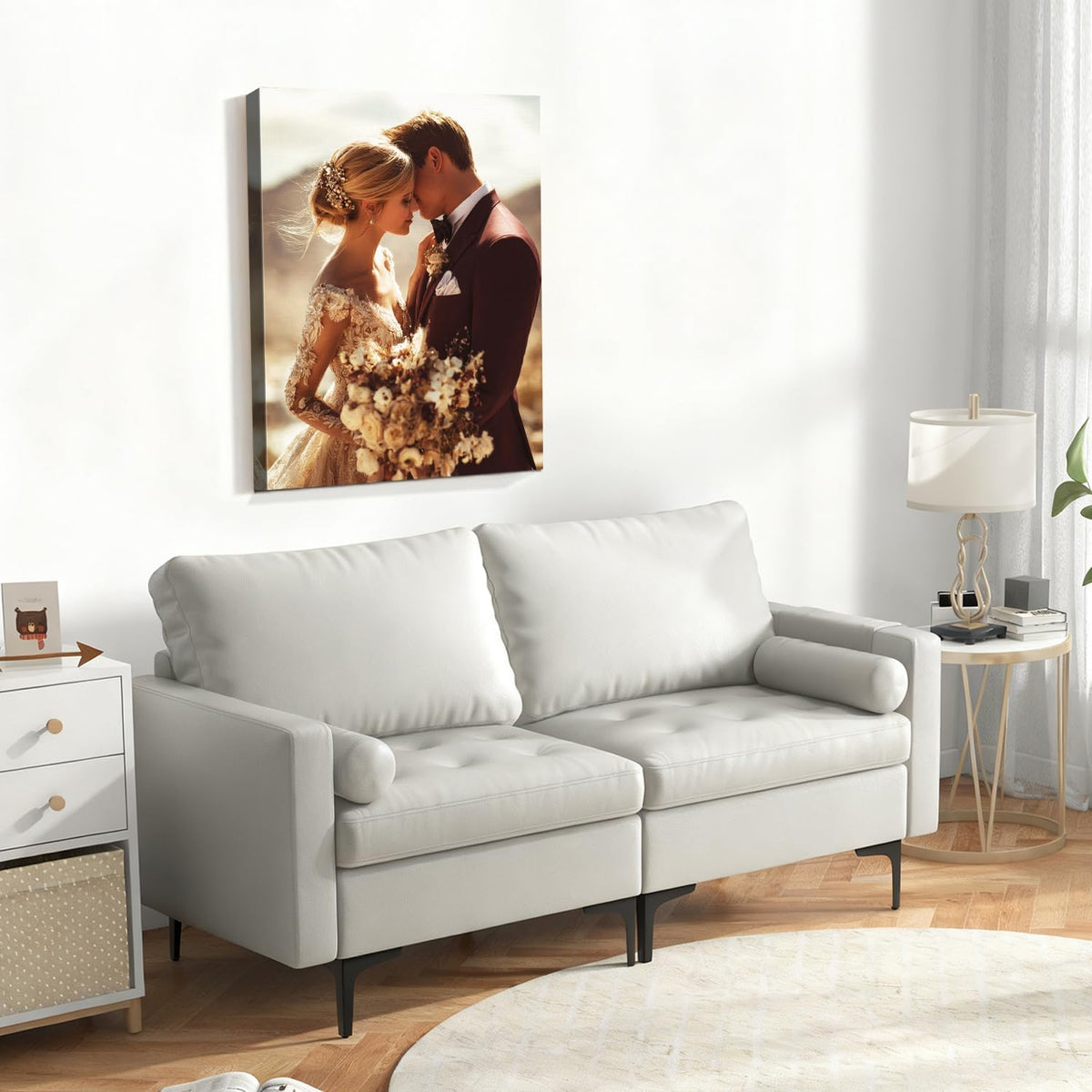 AbcCustomize Canvas Prints - Personalized Wall Art for Bedroom & Living Room Decor | Custom Photo Gifts