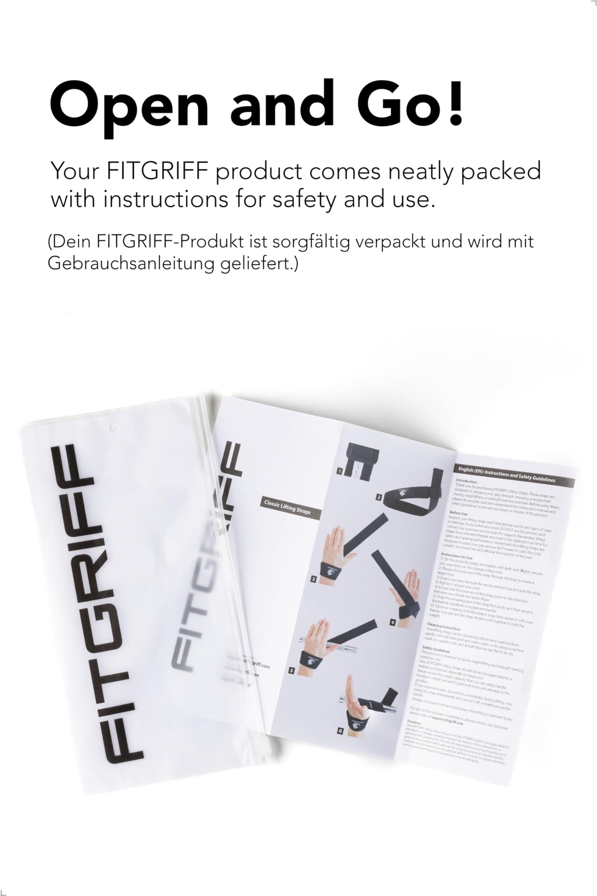 Fitgriff® Lifting Wrist Straps for Weightlifting, Gym, Deadlift, Workout (Made of Premium Cotton & Padded) - Men & Women (Standard, Navy Blue (Silicone-Grip))