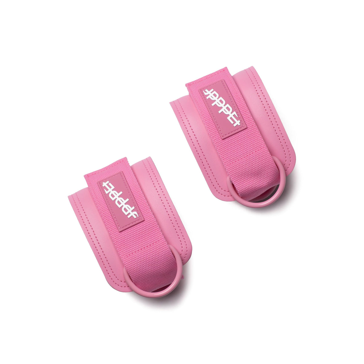 UPPPER Ankle Straps for Cable Machines (Pair) – Double D-Ring, Adjustable, Padded for Comfort – Ideal for Kickbacks, Glute Workouts, and Lower Body Exercises for Women and Men | Premium Fitness Gear (Pink)