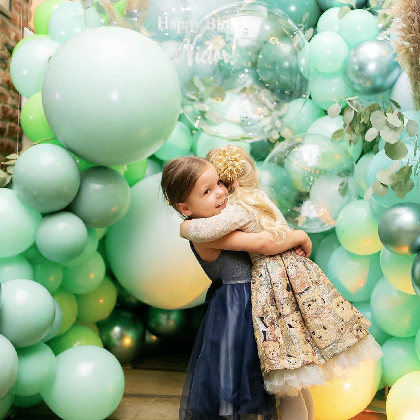 PartyWoo Mint Green Jumbo Balloons - 36 Inch Pastel Green for Birthday, Baby Shower & Wedding Decor