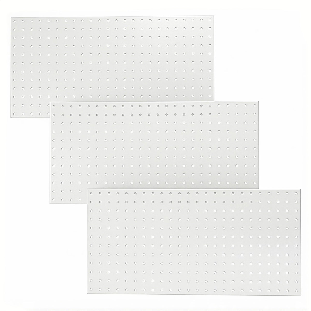 Ultrawall Metal Pegboard Panels, Pegboard Wall Organizer, Peg Boards for Garage, Tool Storage Organization, 12"X24", 3pcs, White