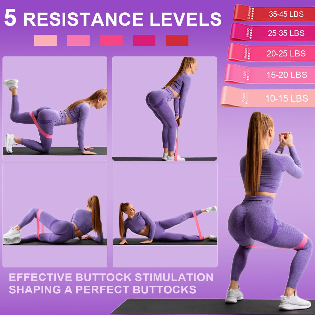 Pilates Ring Equipment Set, Home Pilates Kit for Women with 13’’ Magic Ring with Dual Padded Handles, Small Pilates Ball, 5 Resistance Bands & Complete Fitness Guide, Pilates Essential Accessories