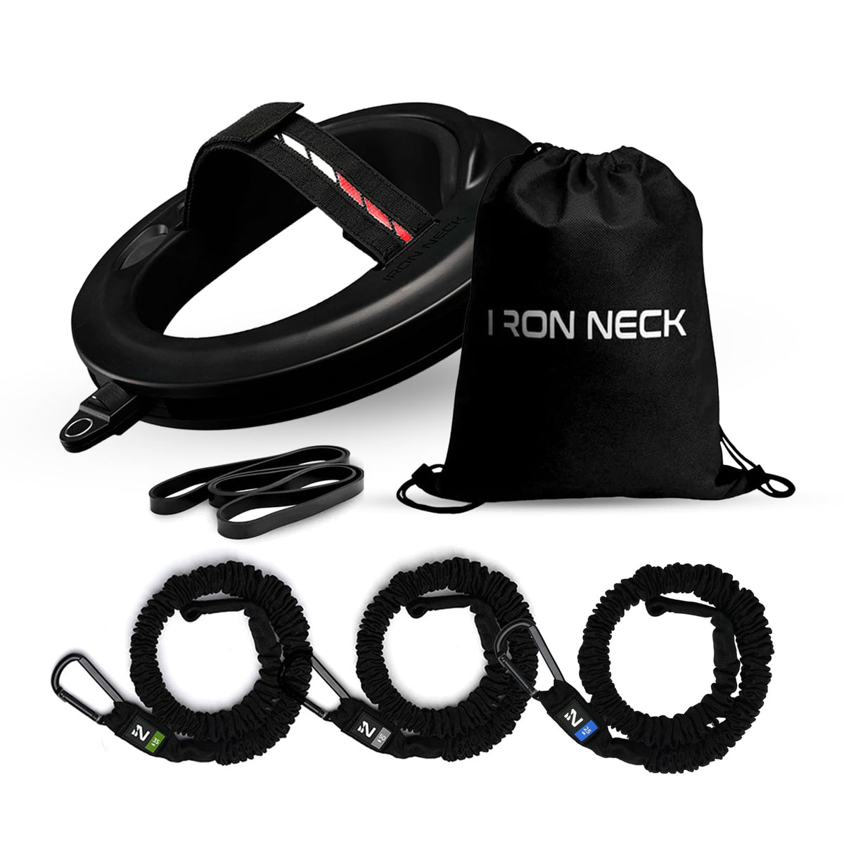 Iron Neck 3.0 Pro, Strength Kit Bundle, Advanced 360° Neck Trainer and Resistance Bands for Progressive Strength Training, Pain Relief, and Injury Prevention