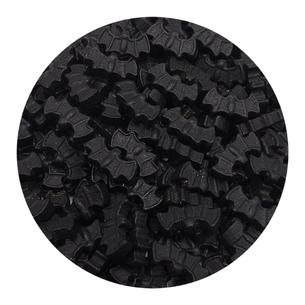 NCS Bat Shaped Edible Sprinkles – Black Cupcake, Cake & Cookie Decorations, 7 oz
