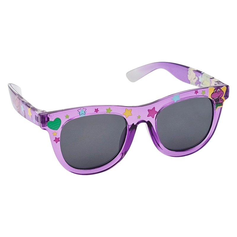 ARKAID Official Barney Sunglasses for Kids | Purple Dinosaur Shades for Fans | Safe UV 400 | One Size Fits Most Kids