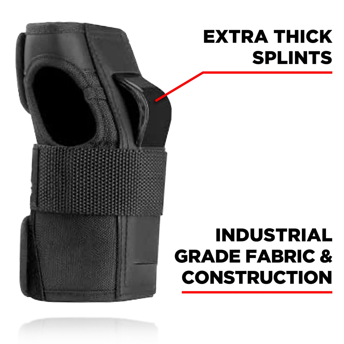 187 Killer Pads Wrist Guards – Ideal for Skateboarding, in-Line Skating/Rollerblading and Roller Derby (Black, X-Small)