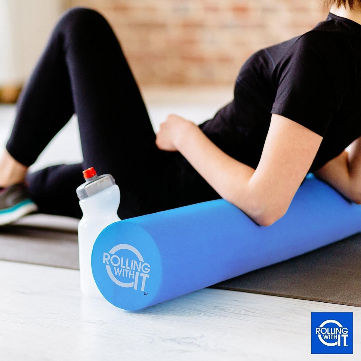 Rolling With It Foam Roller with High Density for Physical Therapy, Muscle Roller for Exercise and Muscle Recovery, Eco-Friendly Back Roller, Firm and Smooth Surface Massage Roller, Size: 18 inches