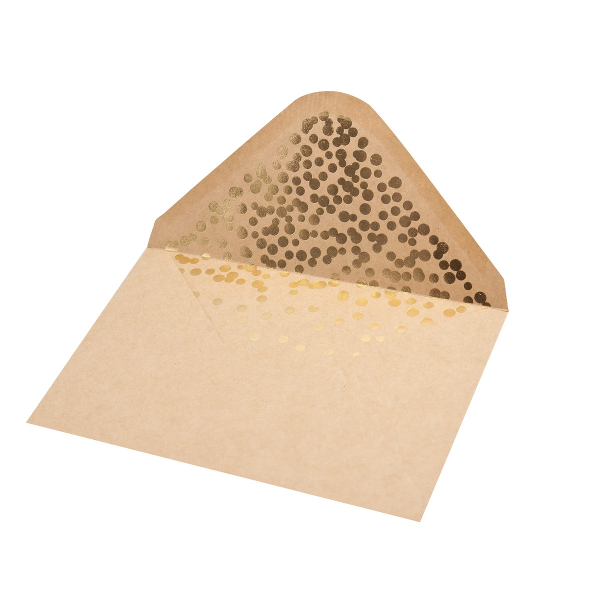 50 Pack Invitation Card - Elegant Greeting Cards ‘’You are Invited’’ in Gold Foil Letters – for Wedding, Bridal Shower, Baby Shower, Birthday Invitations - 52 Kraft Envelopes Included - 4" x 6"