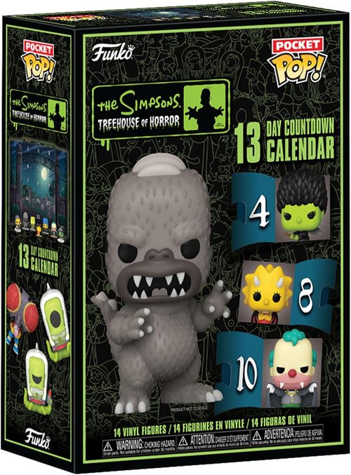Funko Pop! Advent Calendar - The Simpsons Collectible Vinyl Mini Figures | 13 Days of Surprises - Perfect Holiday Gift for Kids