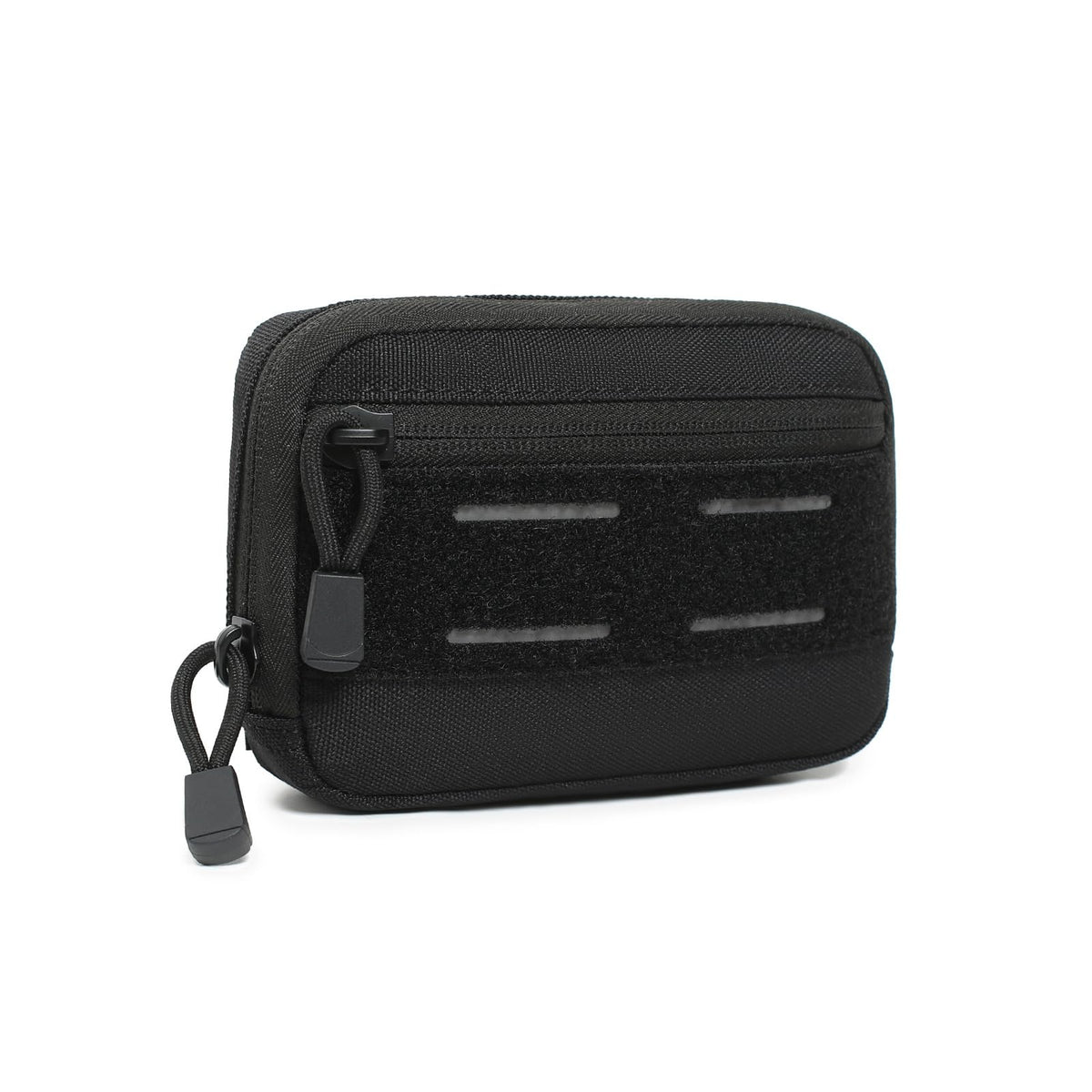 Mini Heavy Duty Tactical Belt Pouch for Men - Small Molle Pouch,Tactical Admin Pouch Compact EDC Utility Gadget Gear Pouches for Traveling, Hiking (Black-1 Pack)
