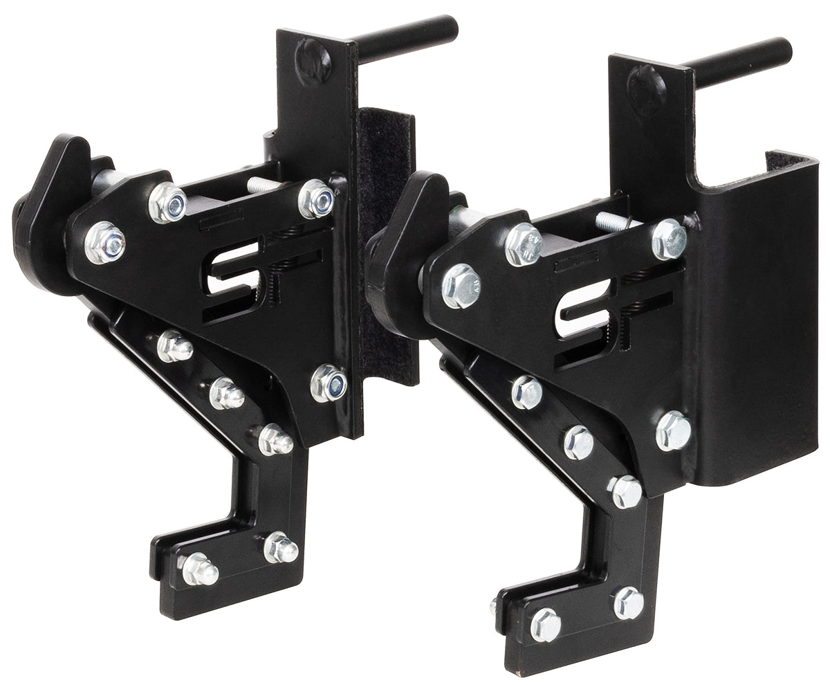 Signature Fitness Fitvids SF-3 1 – 500 Pound Capacity 3” x 3” Power Cage Squat Rack – Monolift Attachments – Black