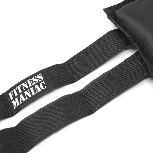 FITNESS MANIAC Ankle Weights with Double Straps Wrist Leg Weight for Walking Jogging Gym Exercise Gymnastics Aerobics 14 lbs (two 7-lbs)