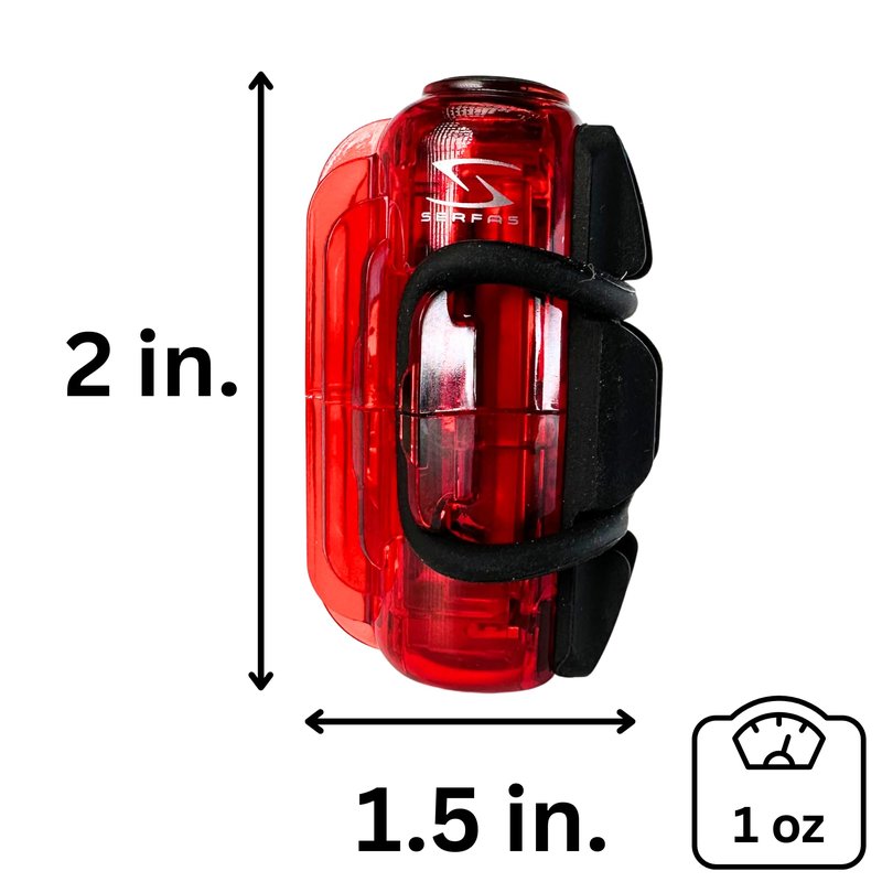 Serfas Cosmo 30 Tail Light Bicycle Night Riding 5 Modes 30 Lumens