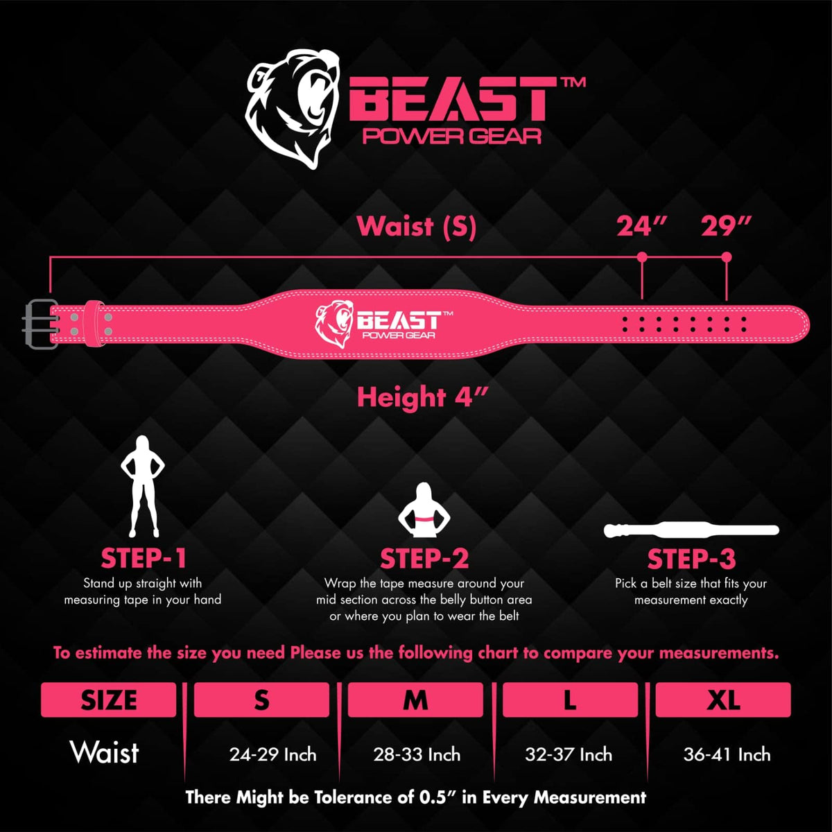 Weight Lifting Belt - 4” Genuine Leather Belts Padded Lower Back Support for Gym Bodybuilding Squat Deadlift Weightlifting Cross Strength Training Men Women Free Wrist Wrap