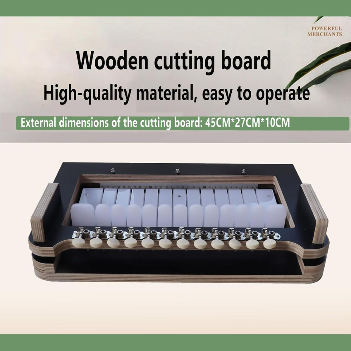 12 Wire Wooden Soap Cutter, Professional Handmade Soap Cutting Machine, Cuts 1-12 Bars, Soap Cutting Thickness: 2.5cm, for Handmade Soap Making, Candles Trimming and Cheese Cutting