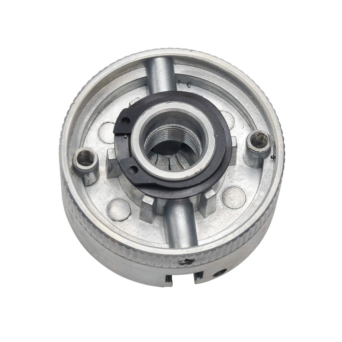 Zorivane Z011 3-Jaw Lathe Chuck, Mini Lathe Chuck with Connecting Rod and Wrench, Self Centering Wood Turning Chucks, Power Lathes Accessory