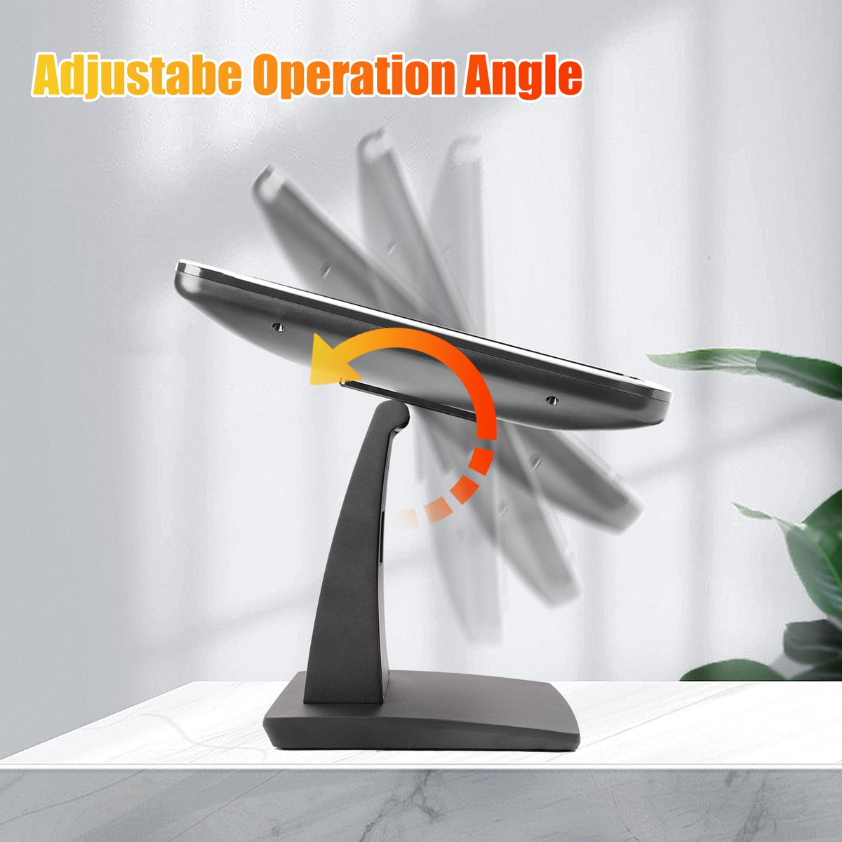 Angel POS 17-Inch Capacitive LED Backlit Multi-Touch Monitor, True Flat Seamless Design Touchscreen, VGA