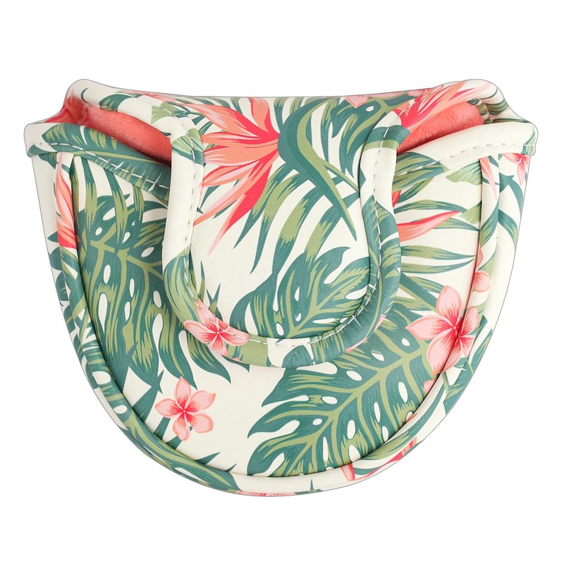 SHABIER Golf Putter Cover Hawaiian Flowers Style Design Headcover for Golf Putter Head Cover