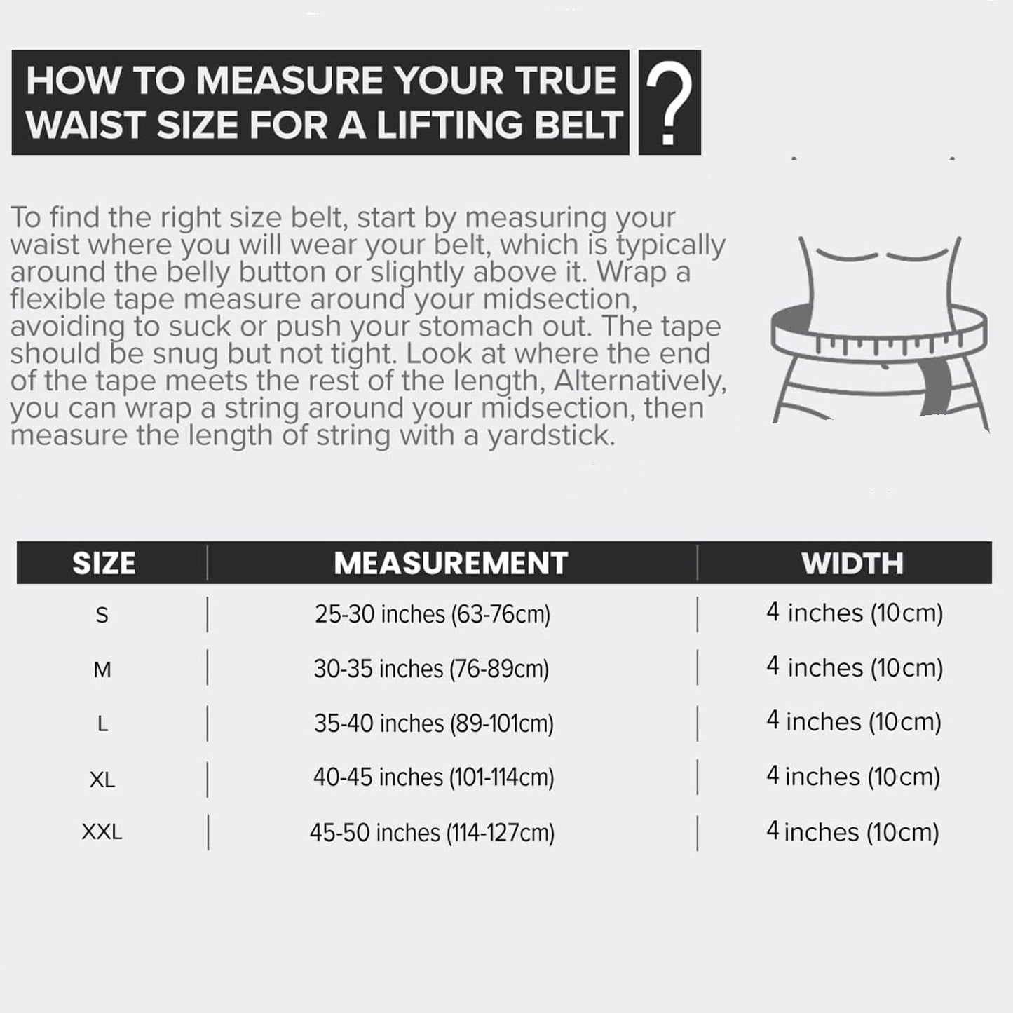 PowerLifting Belt - 10mm Double Prong - 4-inch Wide - Heavy Duty for Extreme Weight Lifting Belt (Blue, Large)